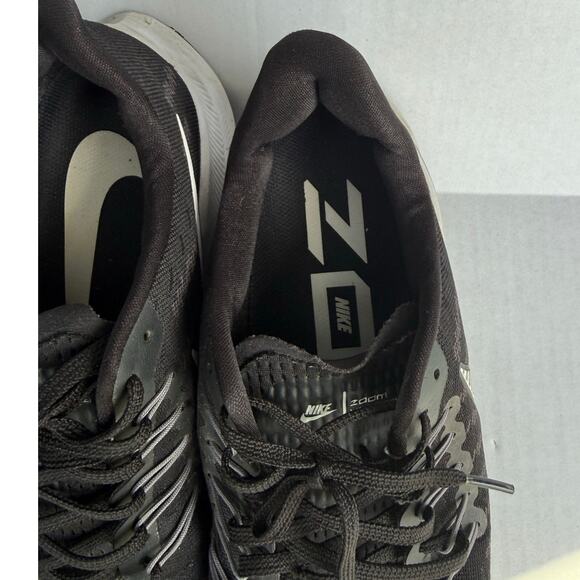 Nike Air Zoom Vomero Men's 11.5 Black White Gray Running Shoes - Picture 9 of 12